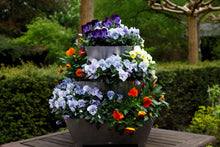 stapeltuin, verticaal tuinieren, aluminium, tafelmodel, binnen, buiten, compact, vetplanten, bloemen